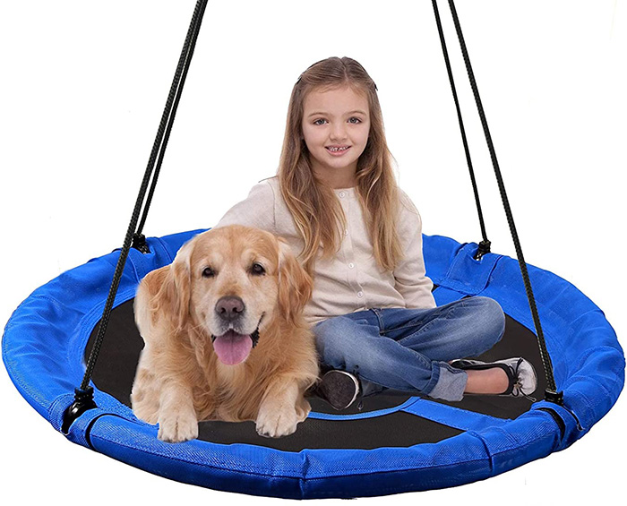 Summer Party Checklist: outdoor saucer swing for kids
