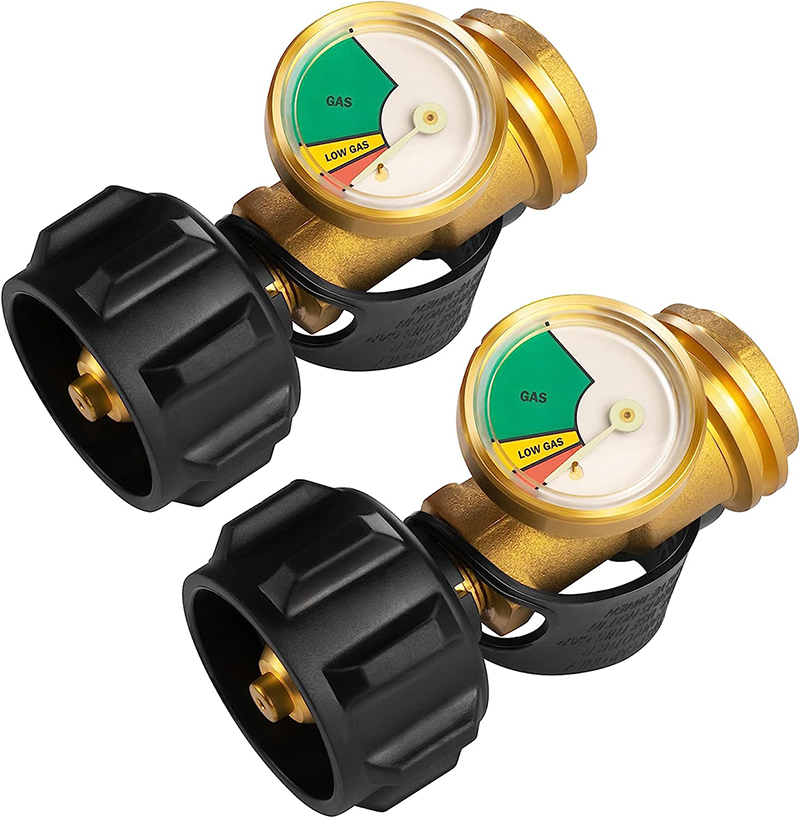 Full-Time RV Living Essentials: propane tank gauges two-pack