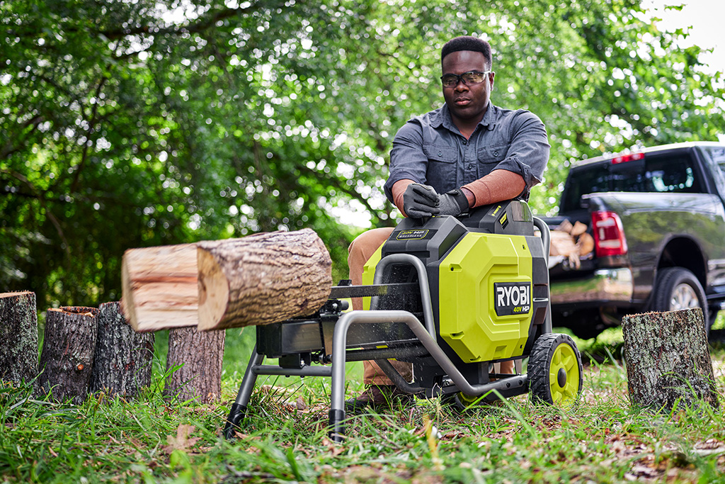 RYOBI Unveils World’s First 40V Kinetic Log Splitter – Tools In Action