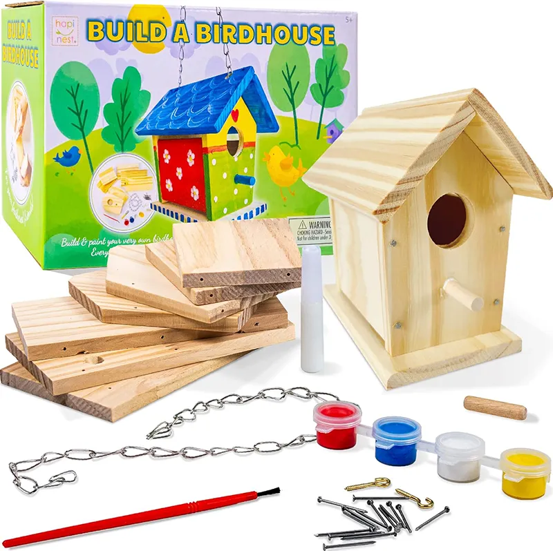 Elf on The Shelf Activities - build a birdhouse kit
