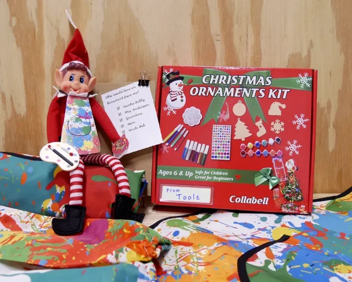 Elf on the Shelf Activities - paint ornaments