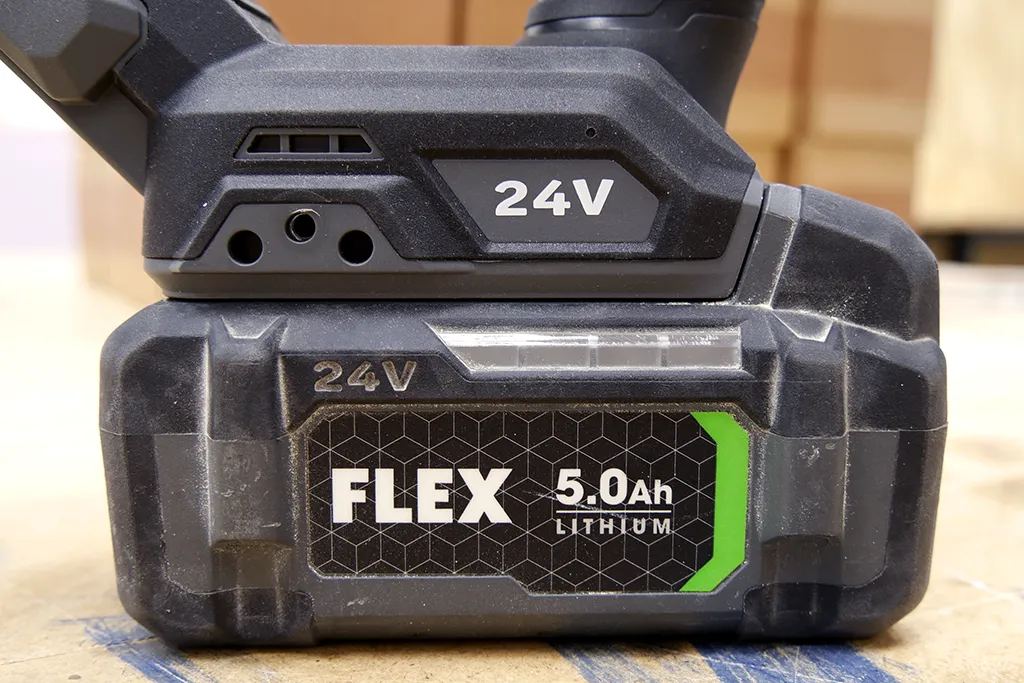 FLEX 24V 18GA Nailer battery platform