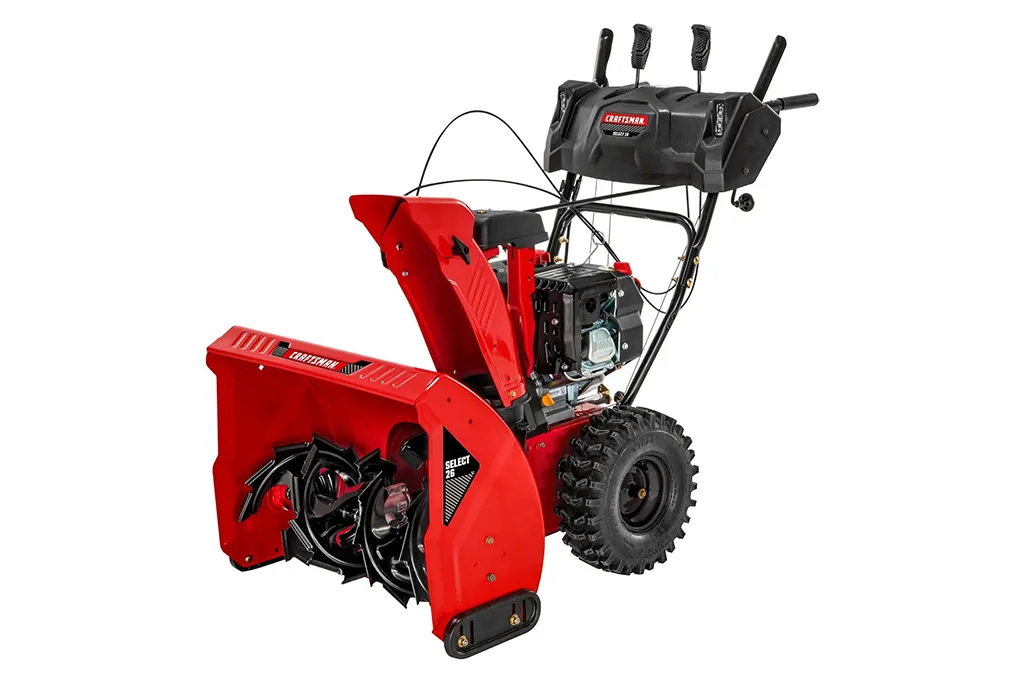 Electric VS Gas Snow Blowers: CRAFTSMAN 26 Select two-stage gas snow blower