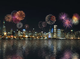 Chicago New Year's Even Fireworks