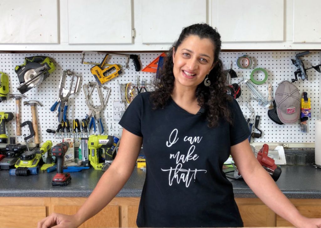 Female Woodworkers: Anika Gandhi of Anika's DIY Life