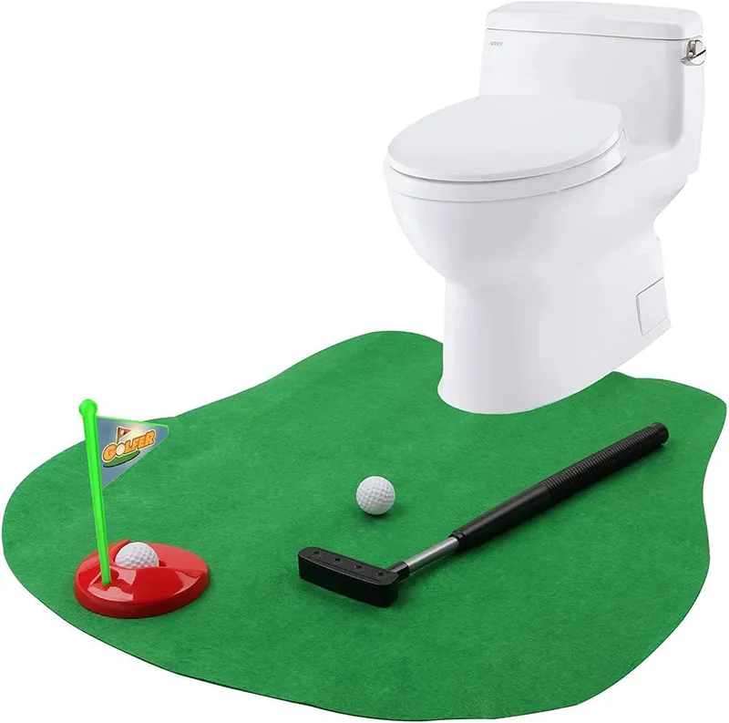 2024 Father's Day Gift Guide - toilet mini golf putting green