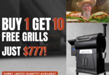 Z Grills 10520B Buy 1 Grill, Get 10 FREE Grills promo