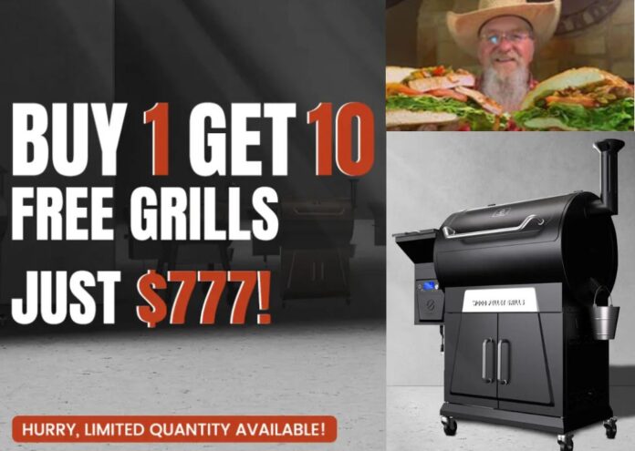 Z Grills 10520B Buy 1 Grill, Get 10 FREE Grills promo