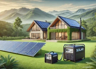 generator with solar panels