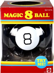 Magic 8 Ball, 2024 Unique Christmas Gifts for Friends, Teachers, Coworkers, and Gift Exchanges