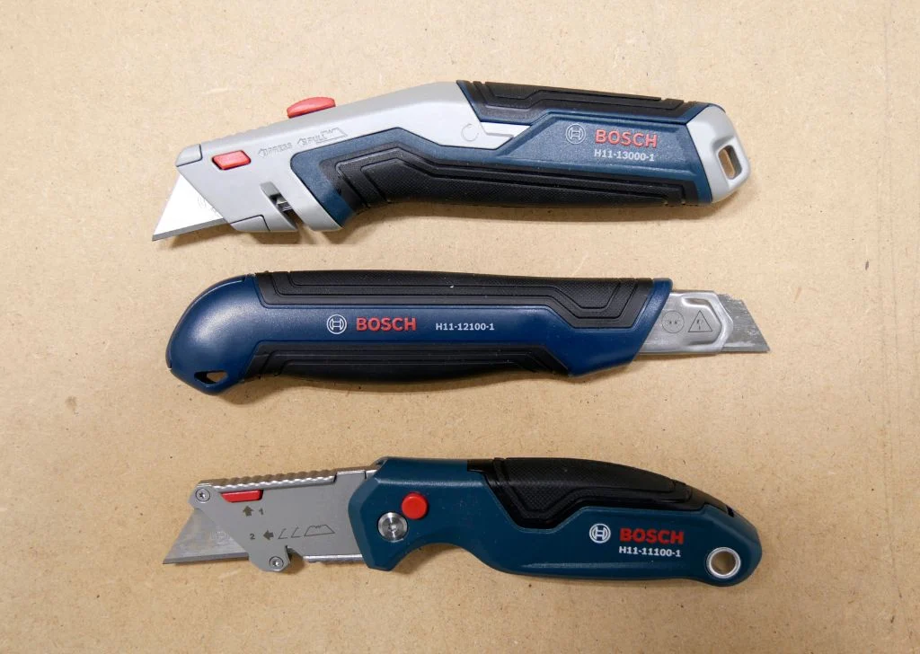 Bosch 3-piece Utility Knife Set Review