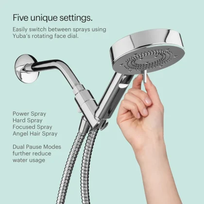 2025 Design & Construction Week Home Trends: Brondell Nebia Showerhead Yuba NE80