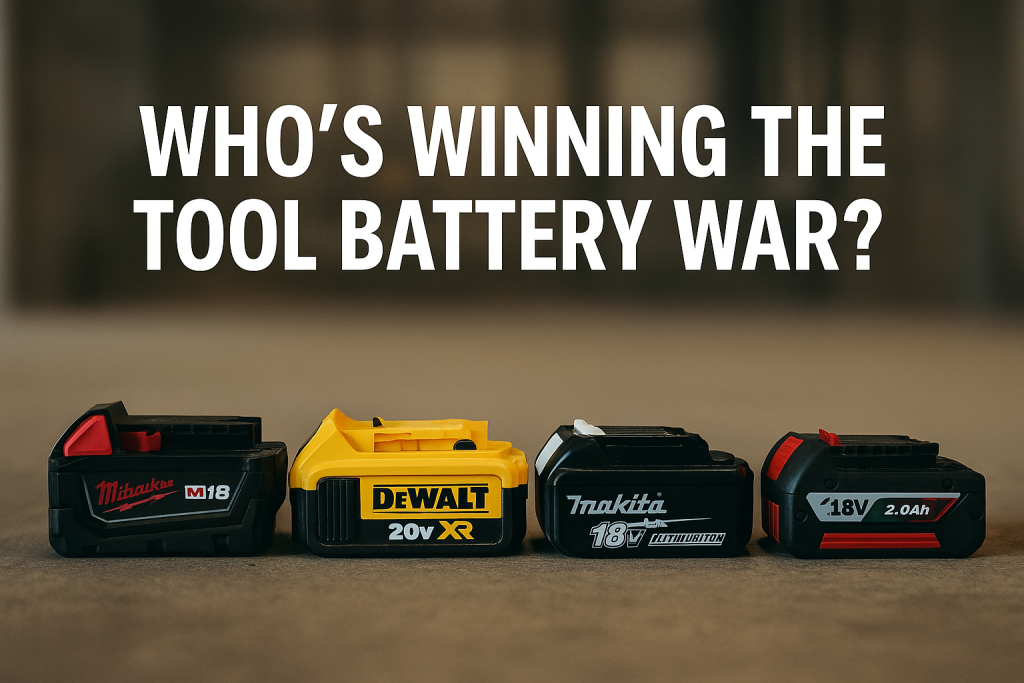 Who’s winning the tool battery war