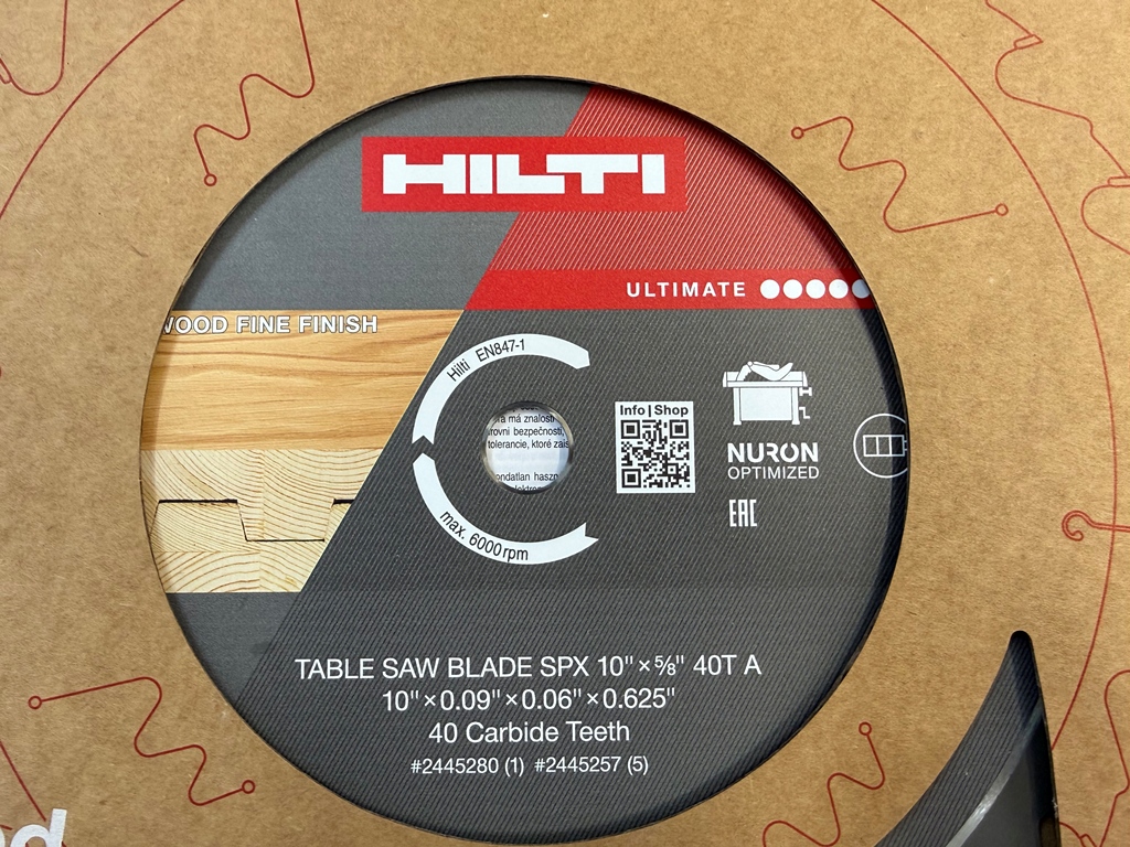 Hilti Cordless Table Saw SCT 60-22