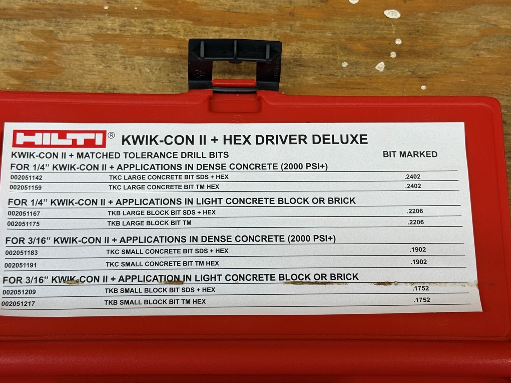 Hilti Power Tool Accessories Hilti Power Tool Accessories