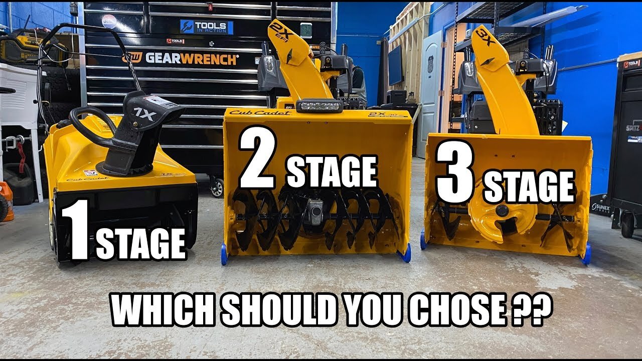 The Difference Between 1, 2 and 3 Stage Snow Blowers (With Cub Cadet)