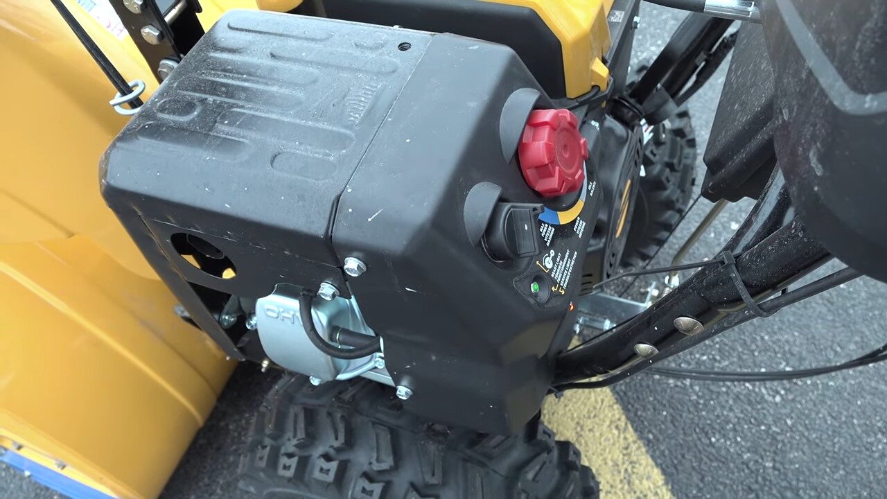 Engine of the Cub Cadet 2X EFI snow blower