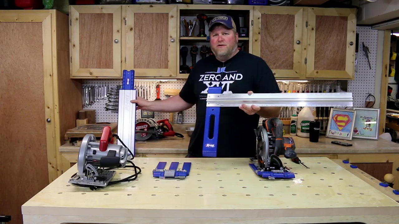 Mounting a circular saw on the Kreg base plate