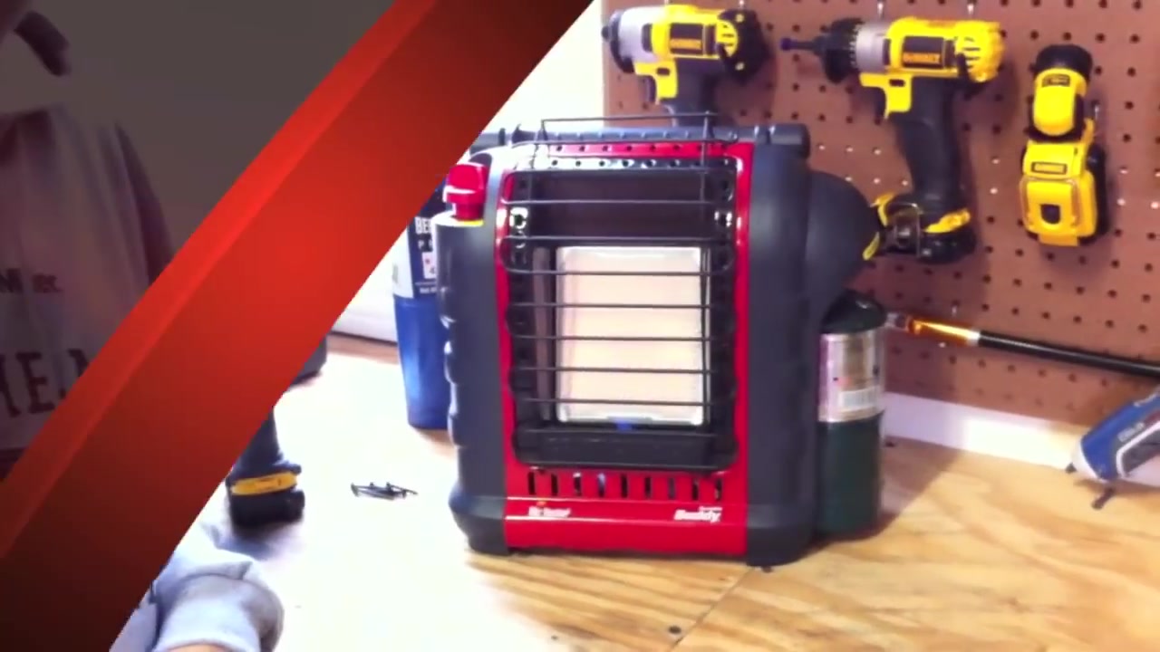 Mr. Heater Portable Buddy heater in the shop