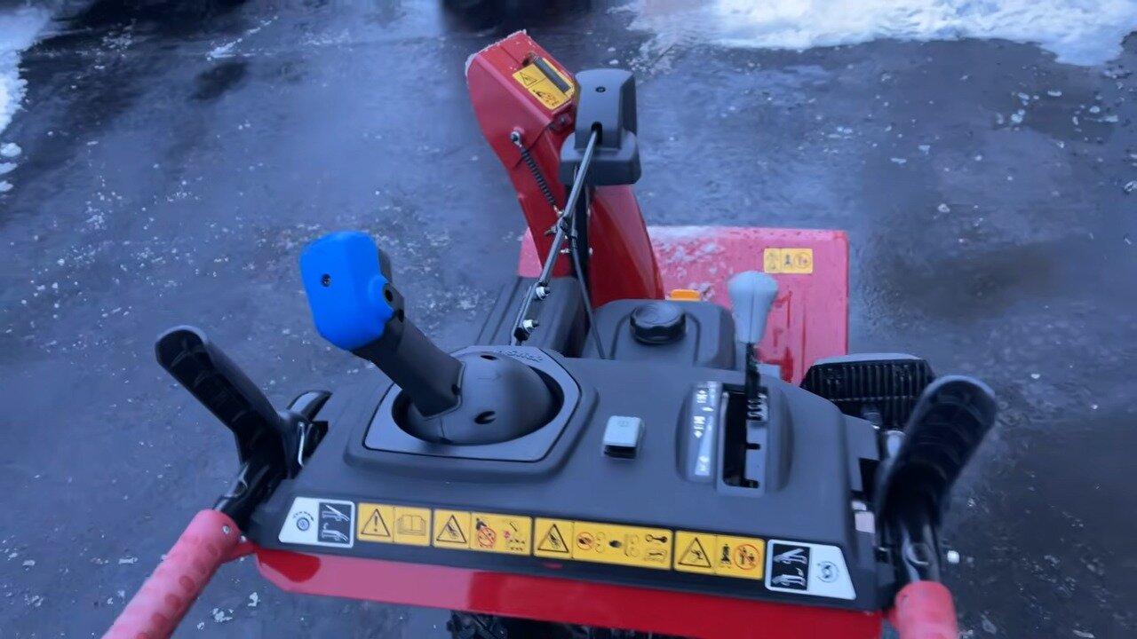 Dash and controls of the TORO Power Max 826 OHAE