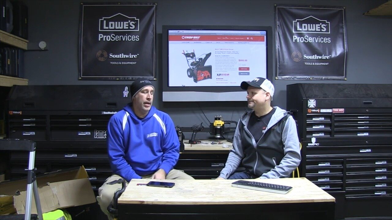 Hosts wrapping up the Troy Bilt snow thrower review