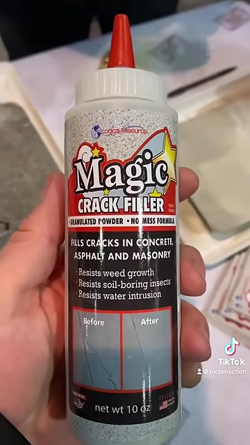 Cracks That Disappear: Trying Magic Crack Filler on Concrete
